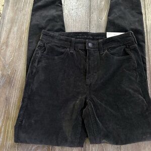 American Eagle Outfitters Hi-Rise Dark Charcoal Corduroy Jeggings